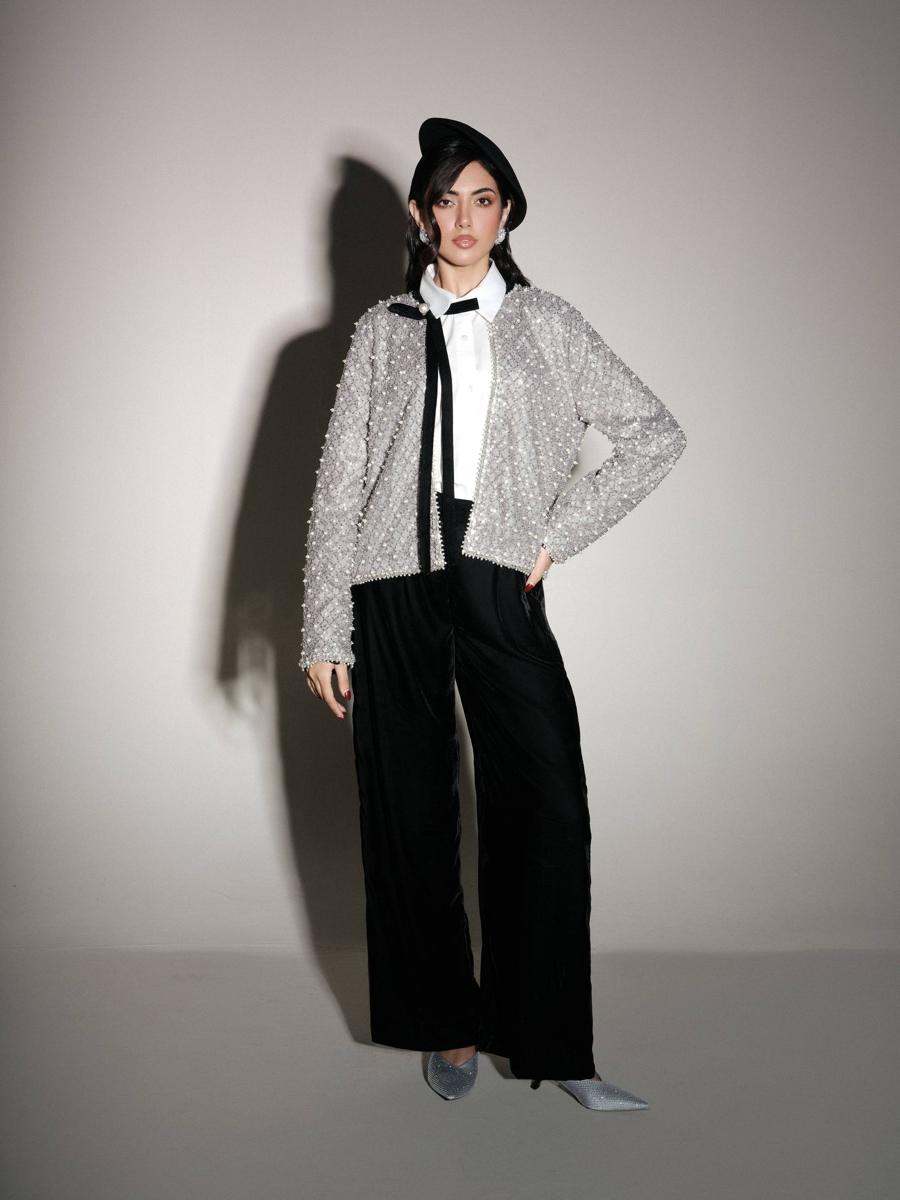 Heavy embellished jacket