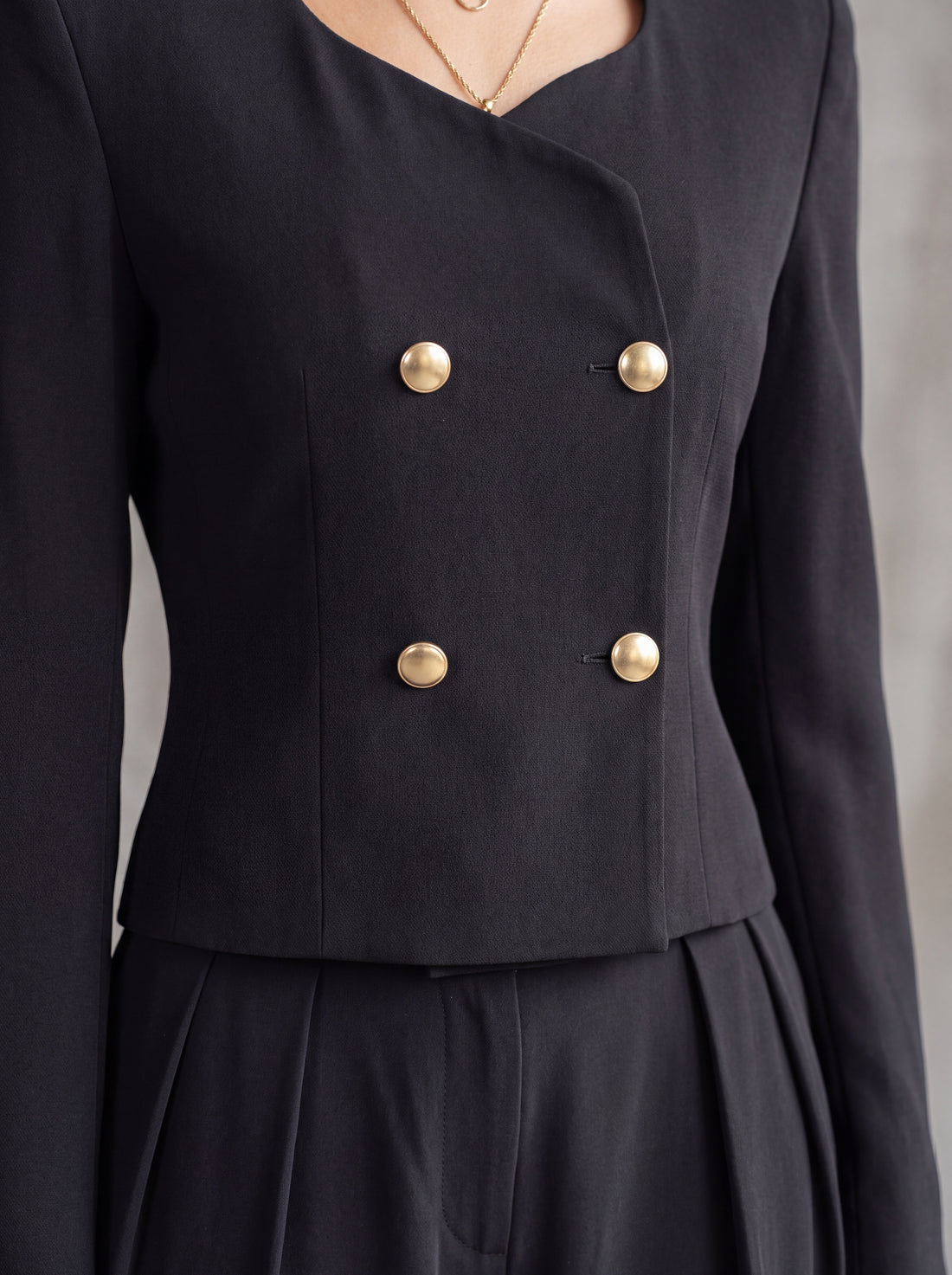 Black power suit