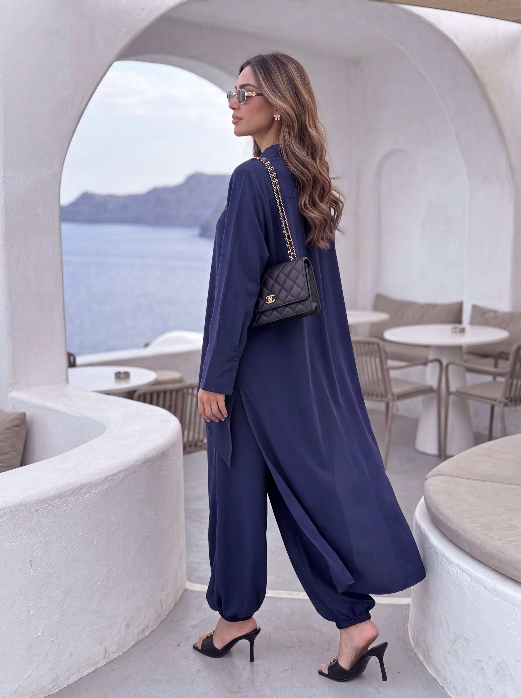 Navy Blue 2-Piece Co-ord Set