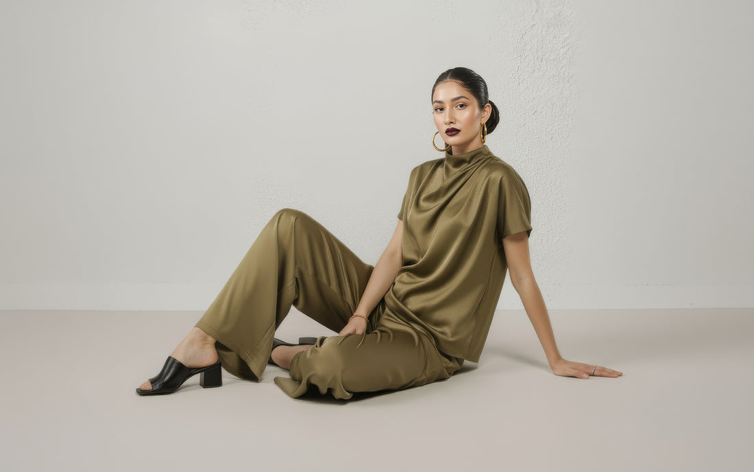 Olive Drape Set