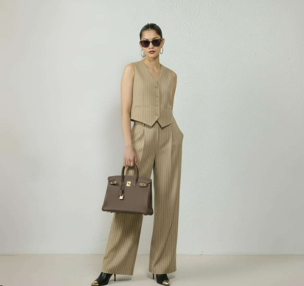 : Pinstripe suit