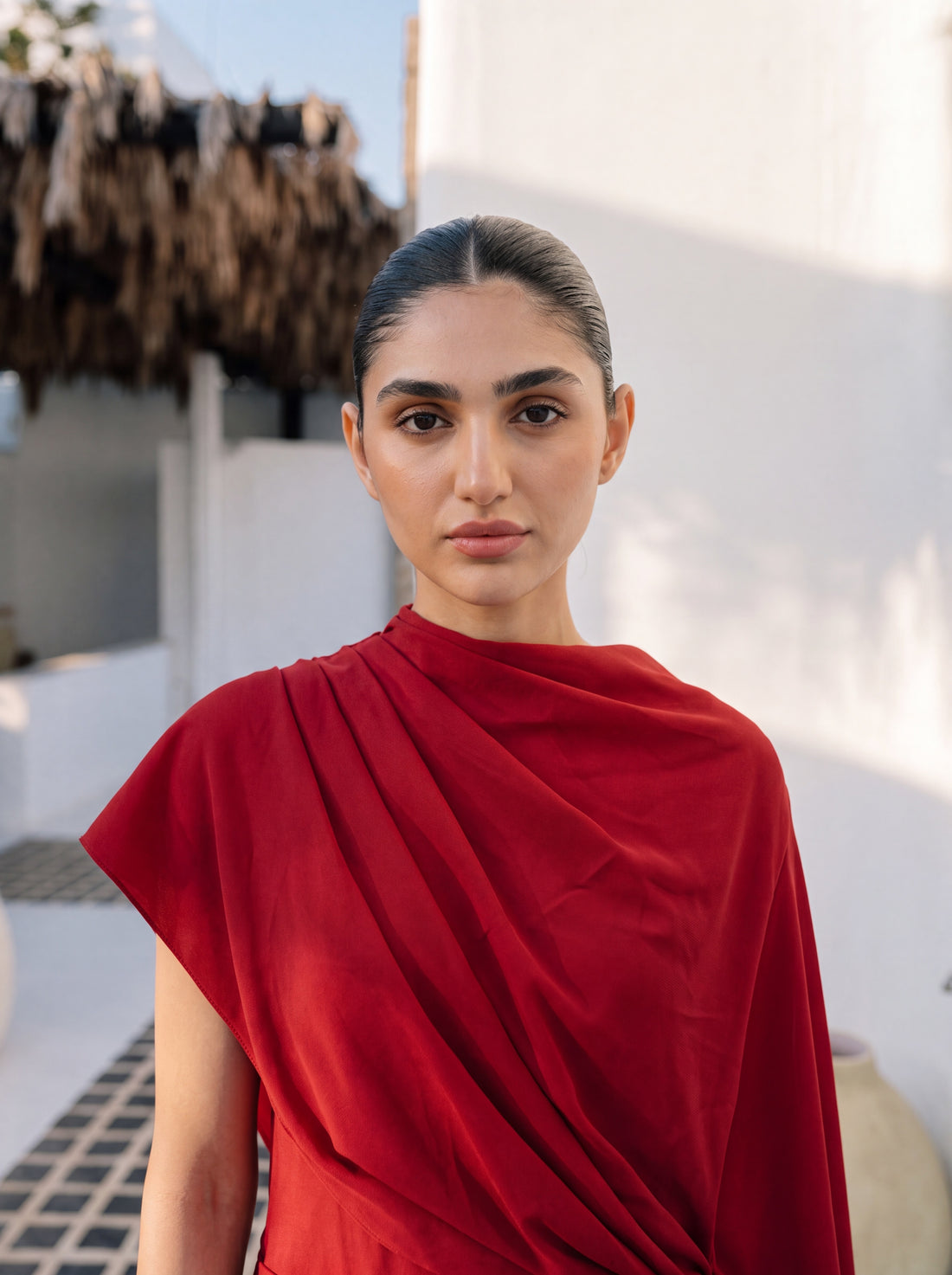 Luna Draped Saree Gown