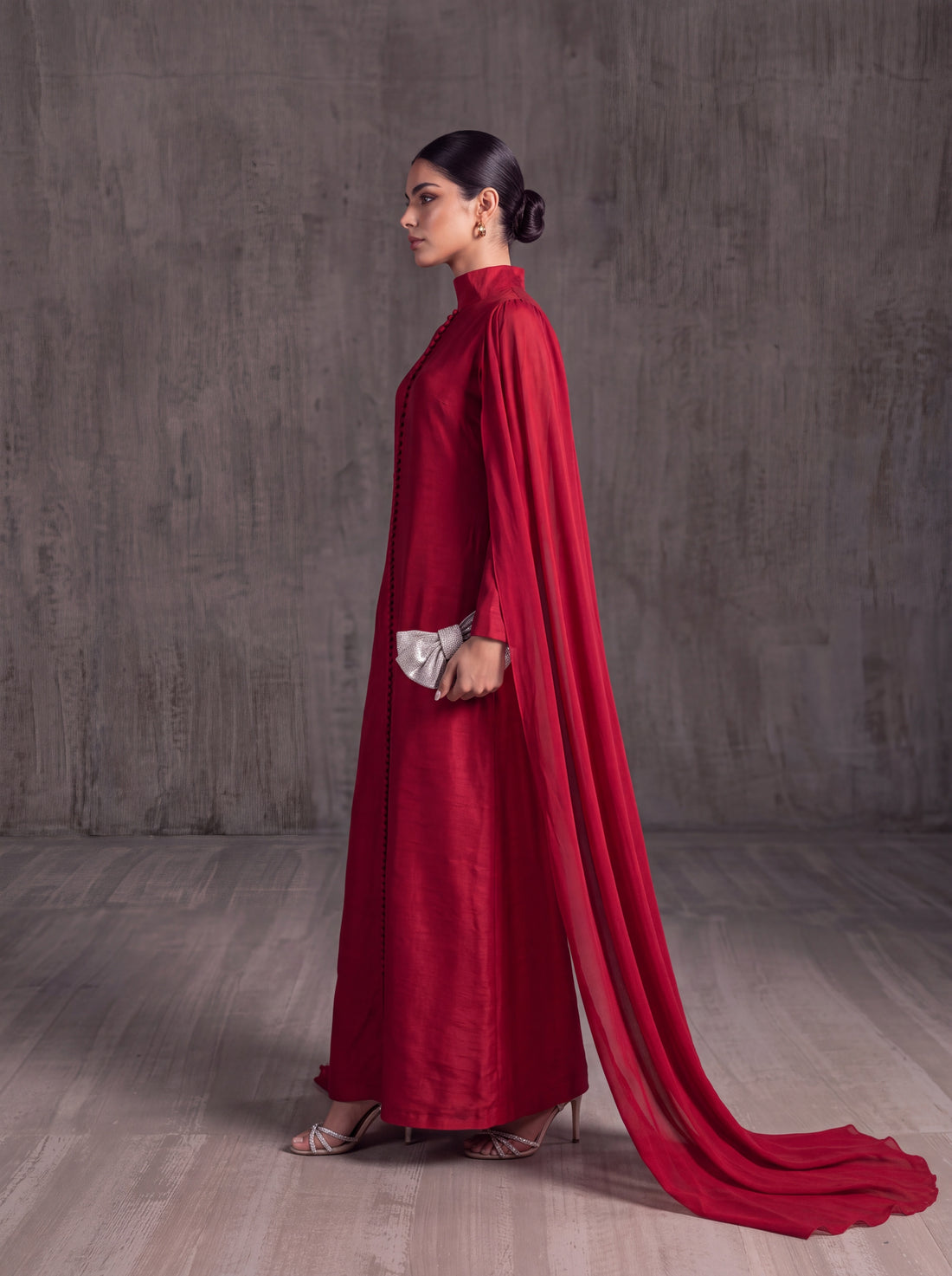 The Crimson Elegance Gown