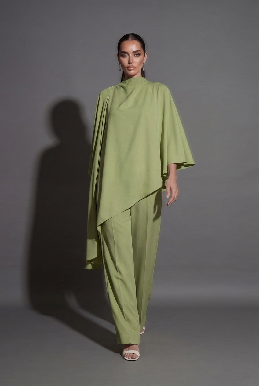 Asymmetric Drape Set