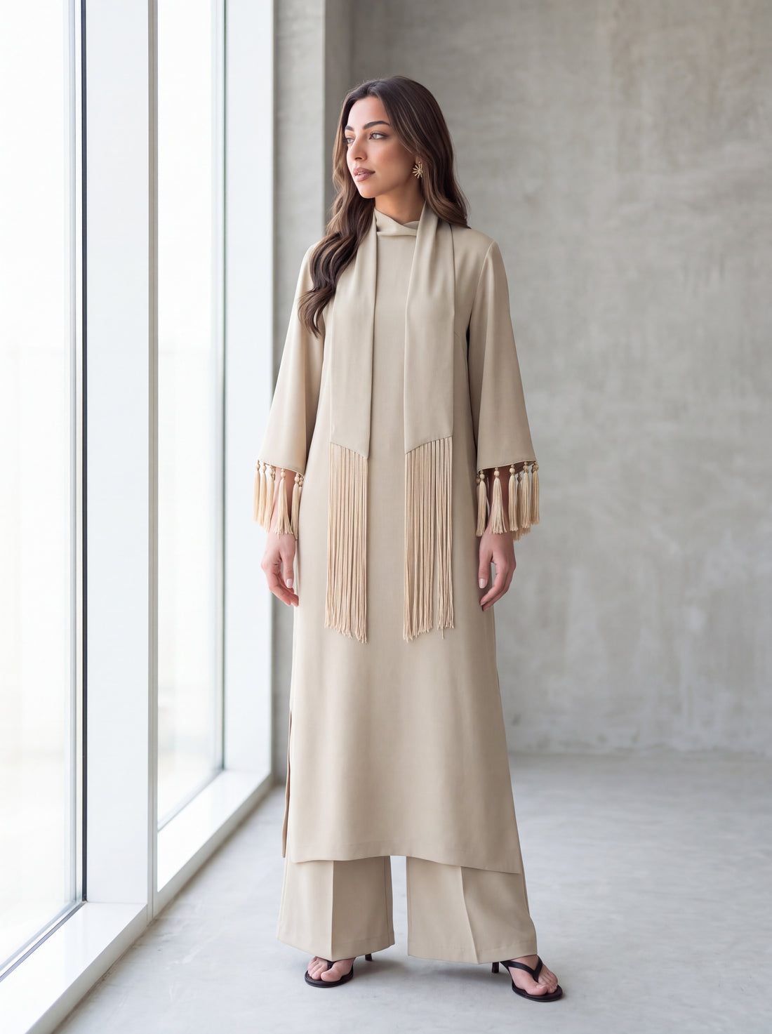 Fringe flow set
