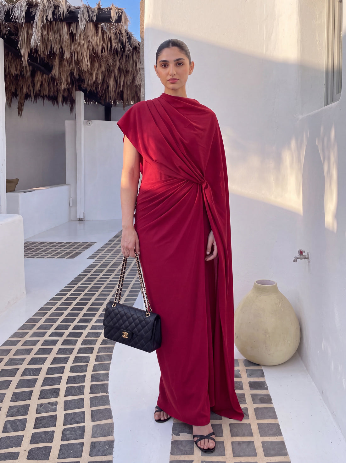 Luna Draped Saree Gown