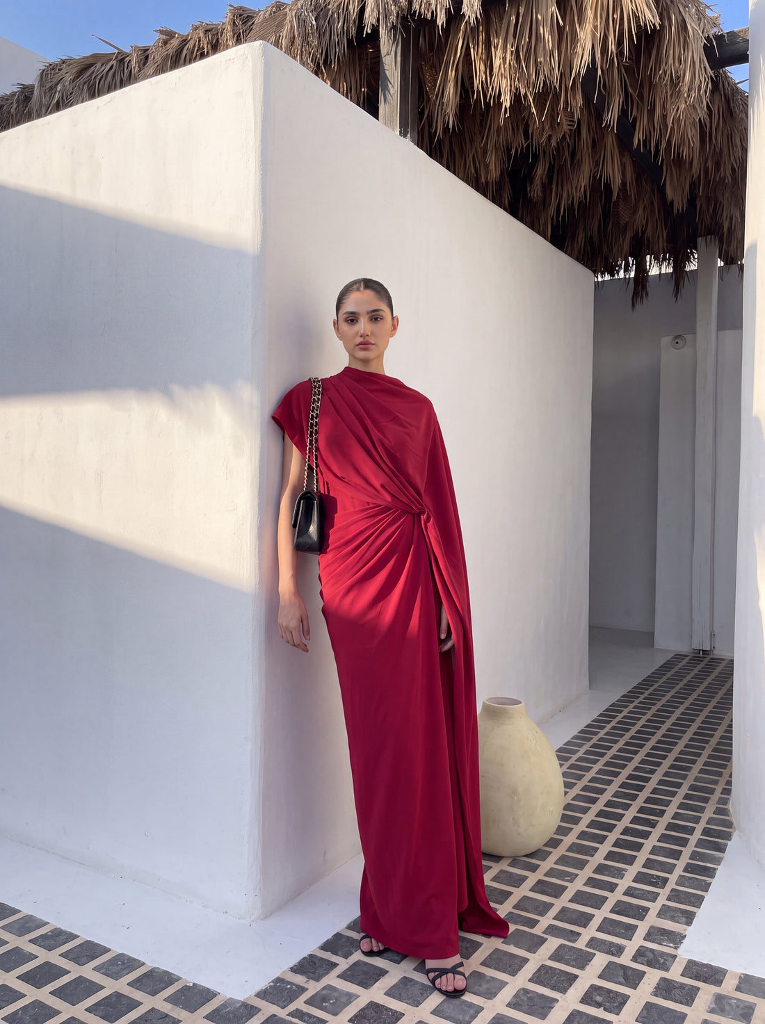 Luna Draped Saree Gown