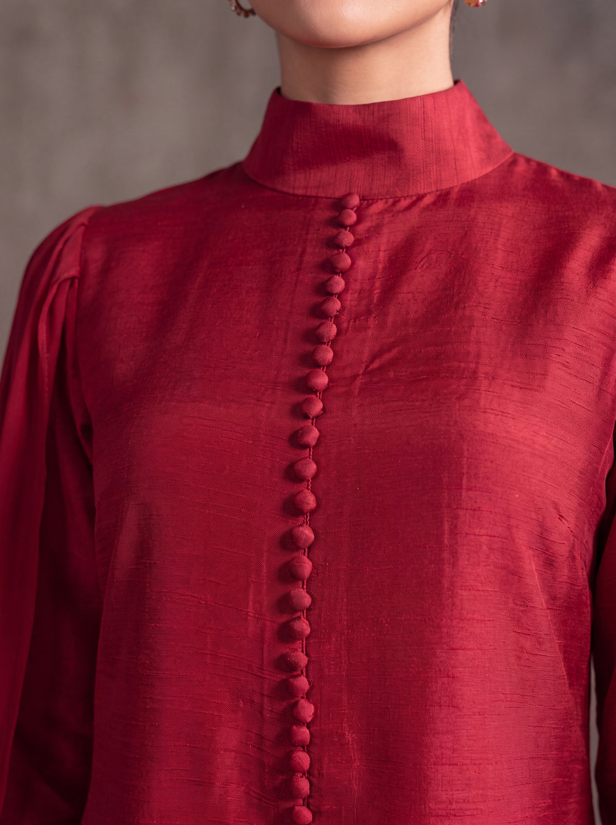 The Crimson Elegance Gown