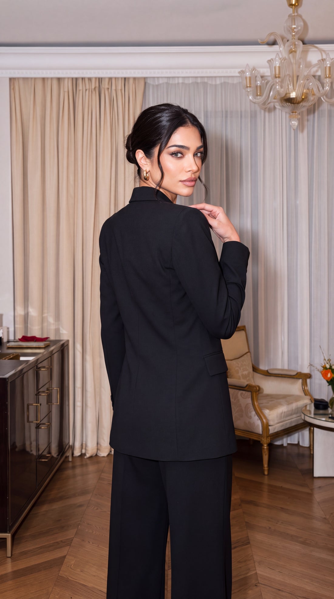The Noir Power Suit