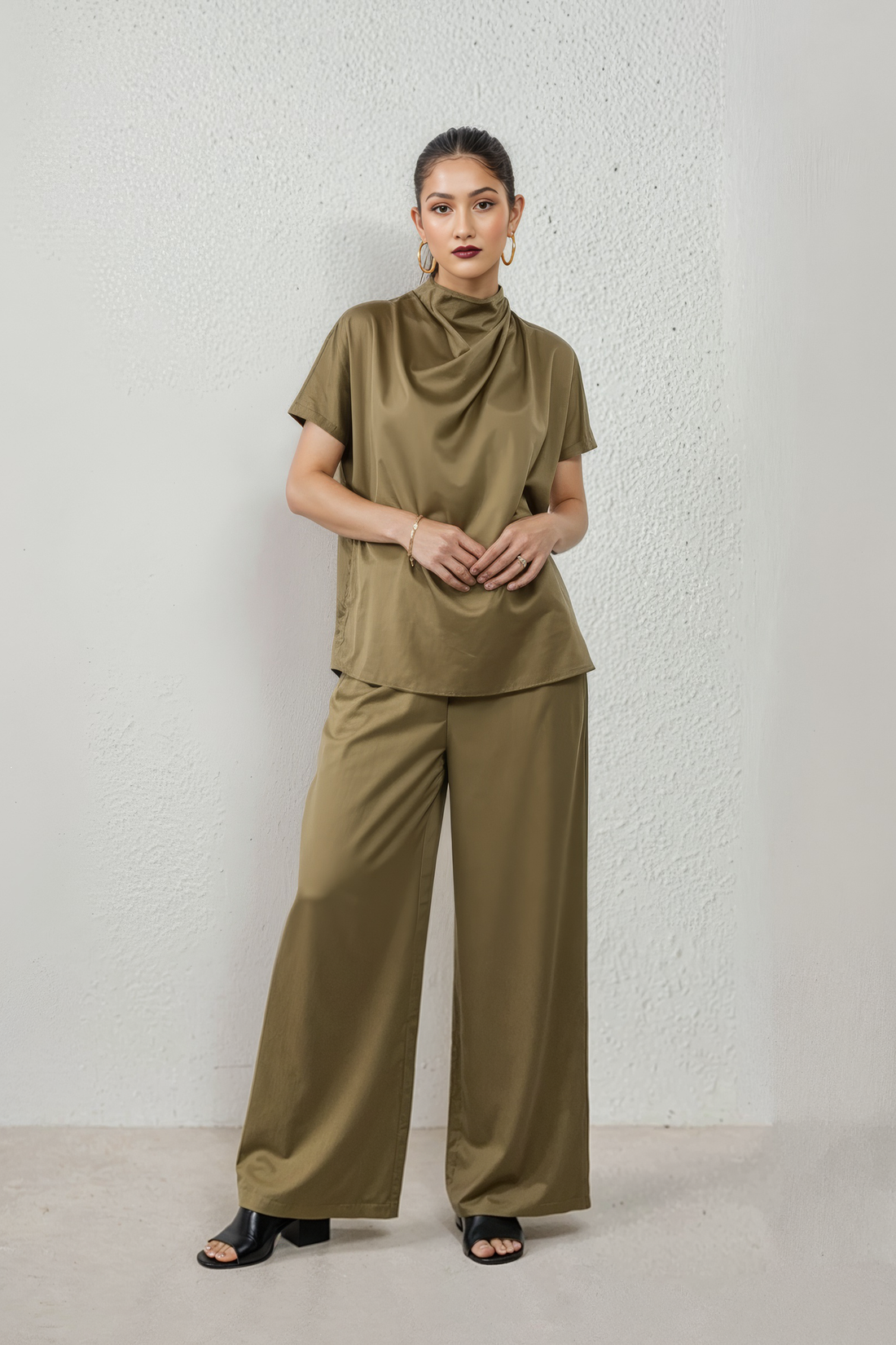 Olive Drape Set