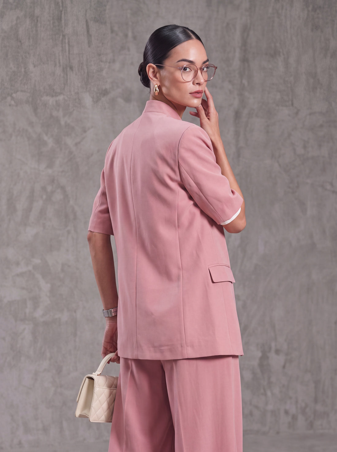 Blush Tailored Set