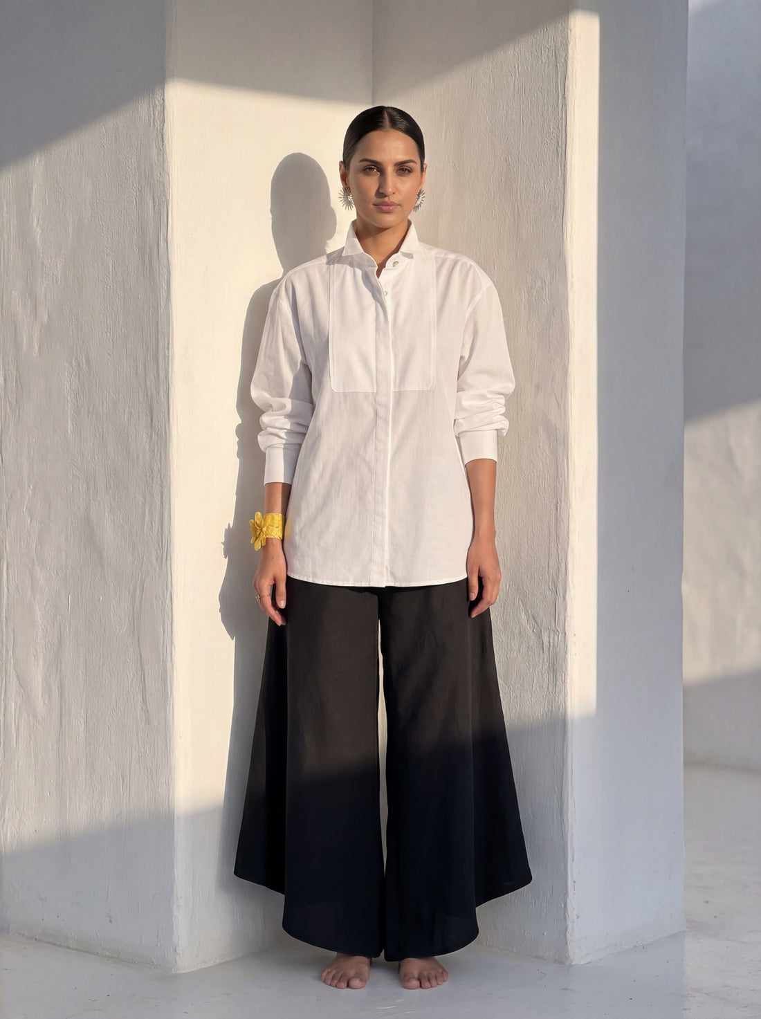 Front Open Linen Co-ord Set