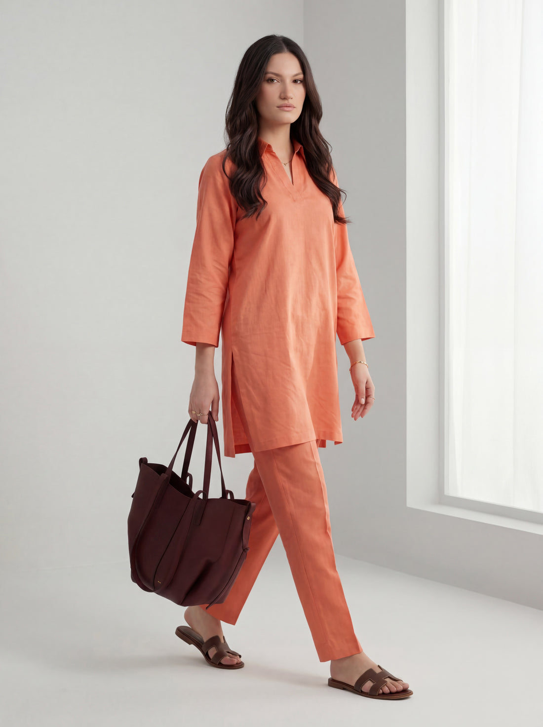 Rust Cotton Coord