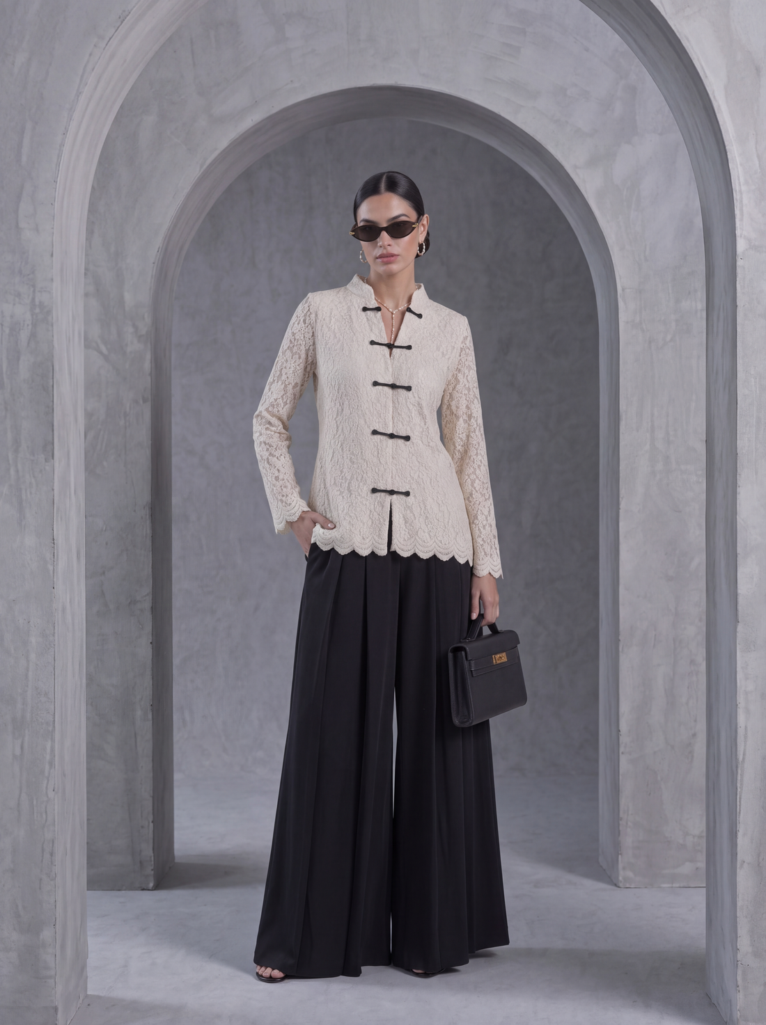 Noir Lace Ensemble