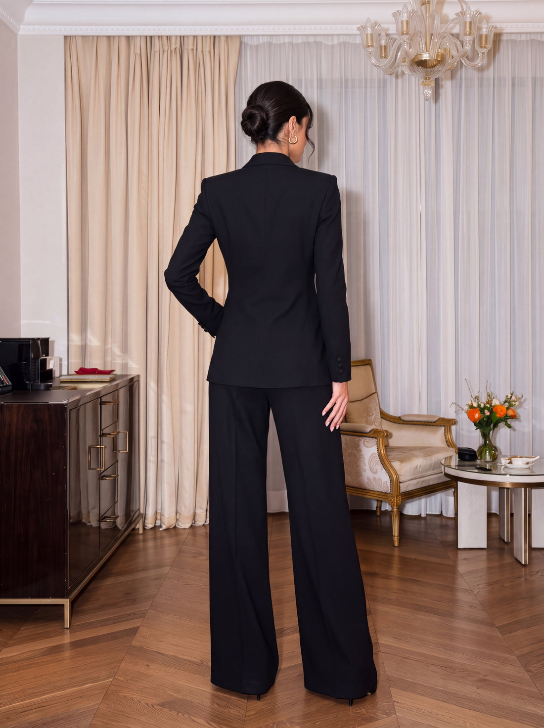The Noir Power Suit