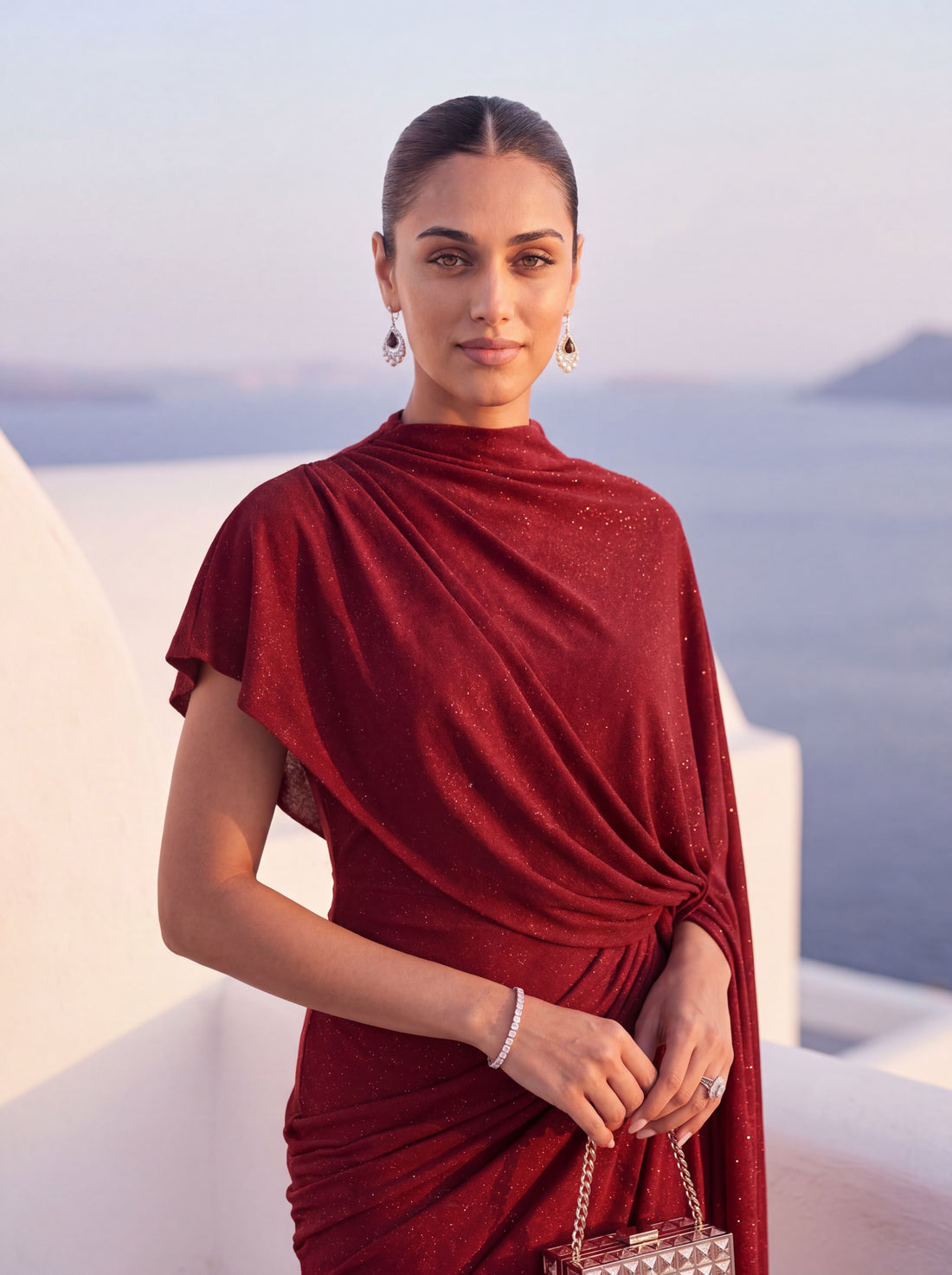 Luna Draped Saree Gown