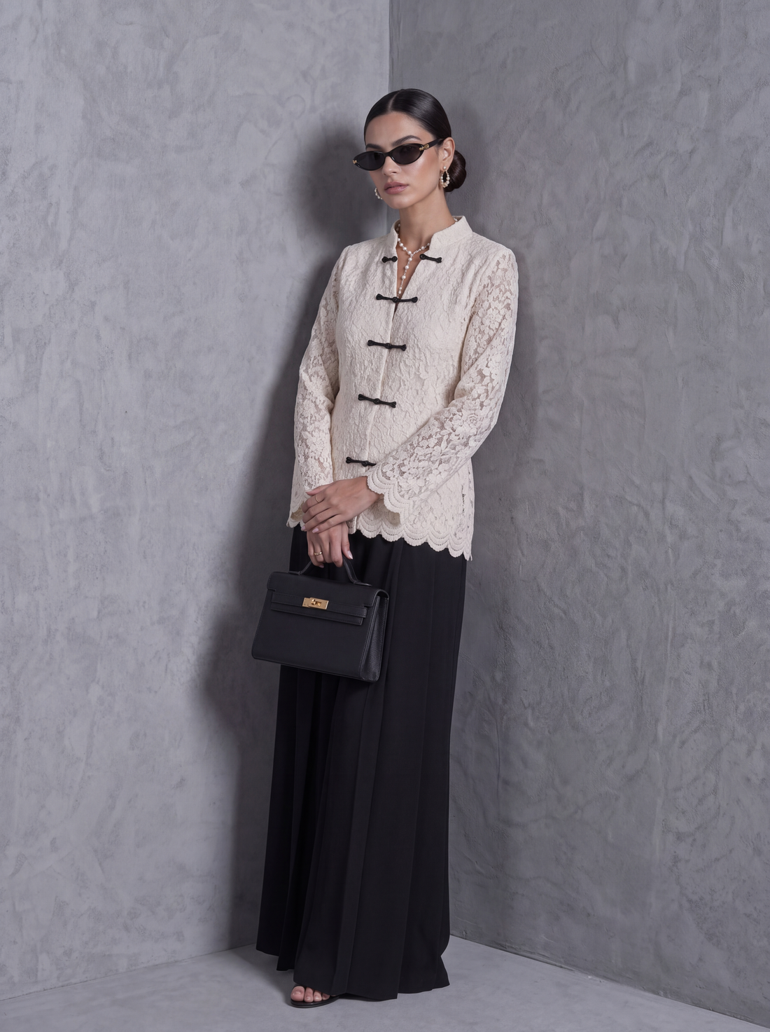 Noir Lace Ensemble