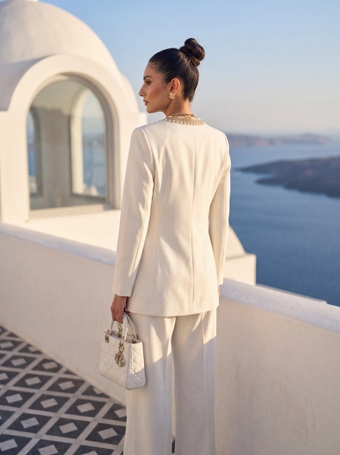 Ivory Majestic Tunic Set