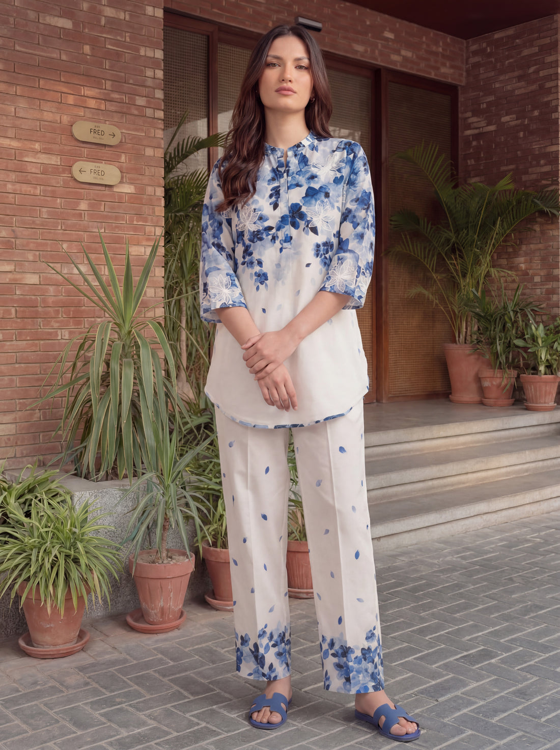Ivory Bloom Co-Ord Set