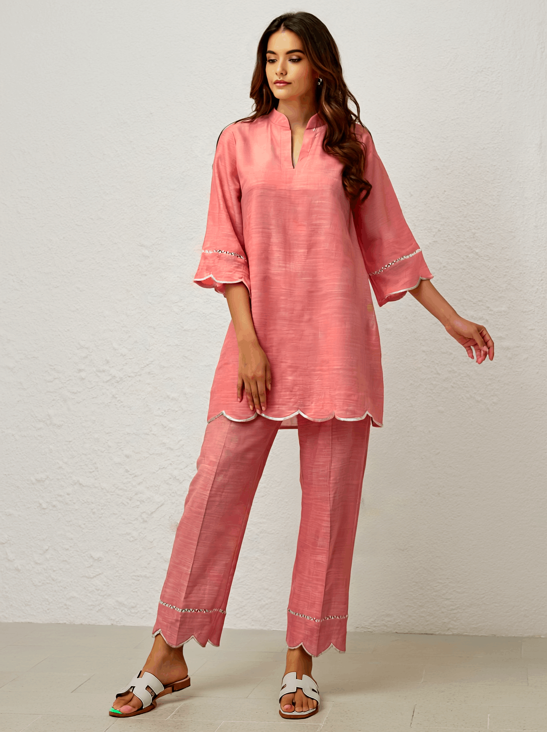 Scalloped Cotton Coord
