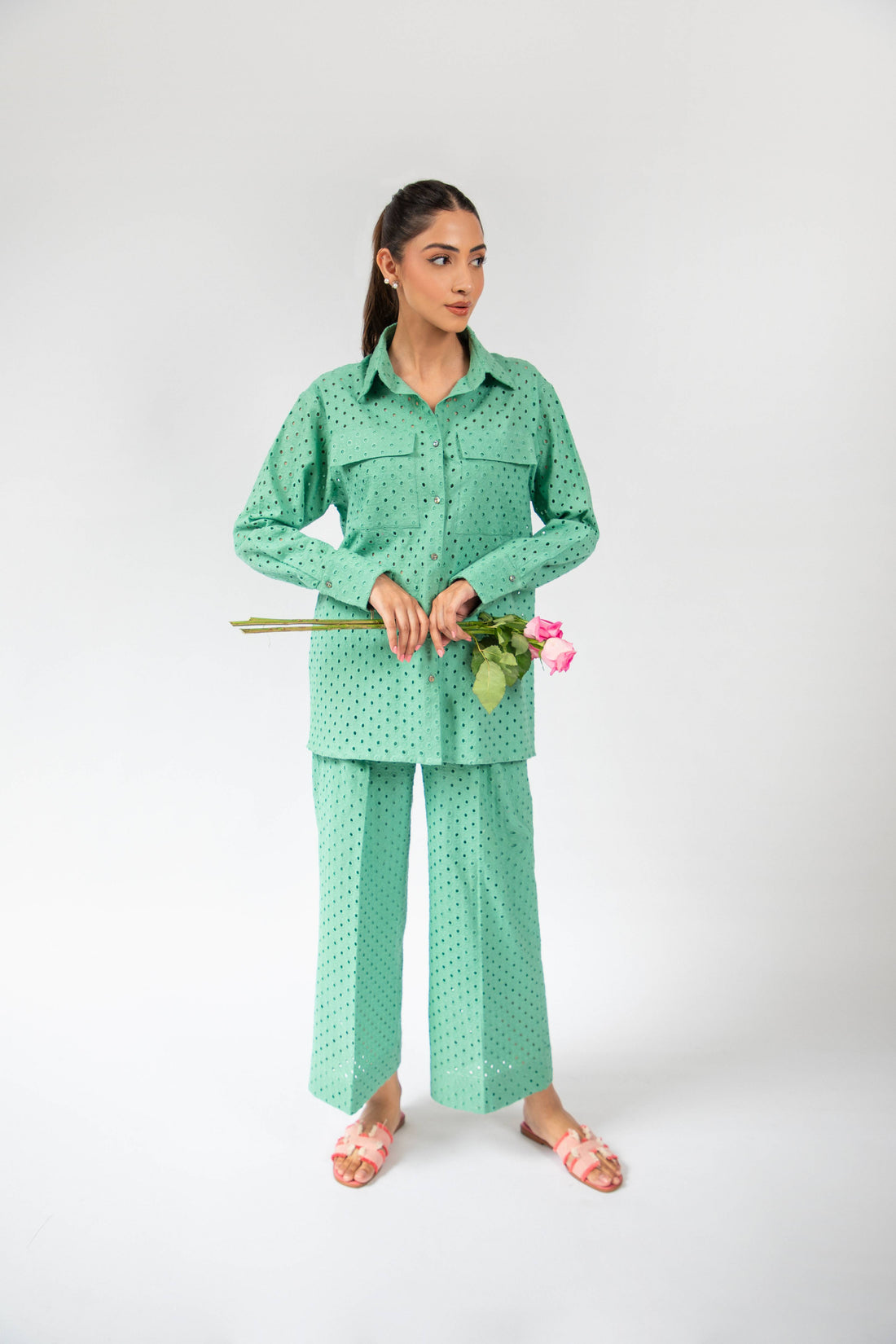 Cotton Broderie Co-ord