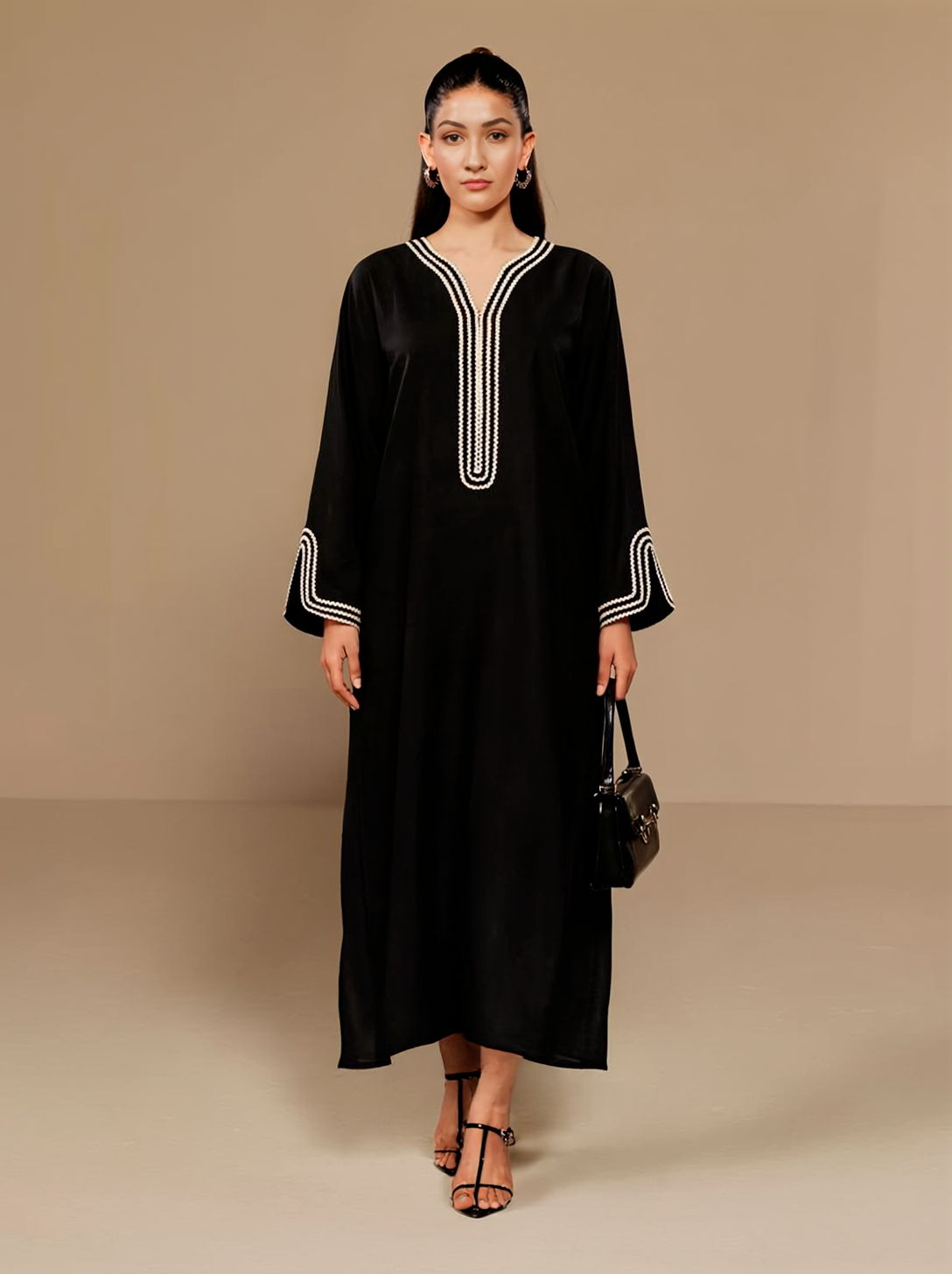 Monochrome Kaftan