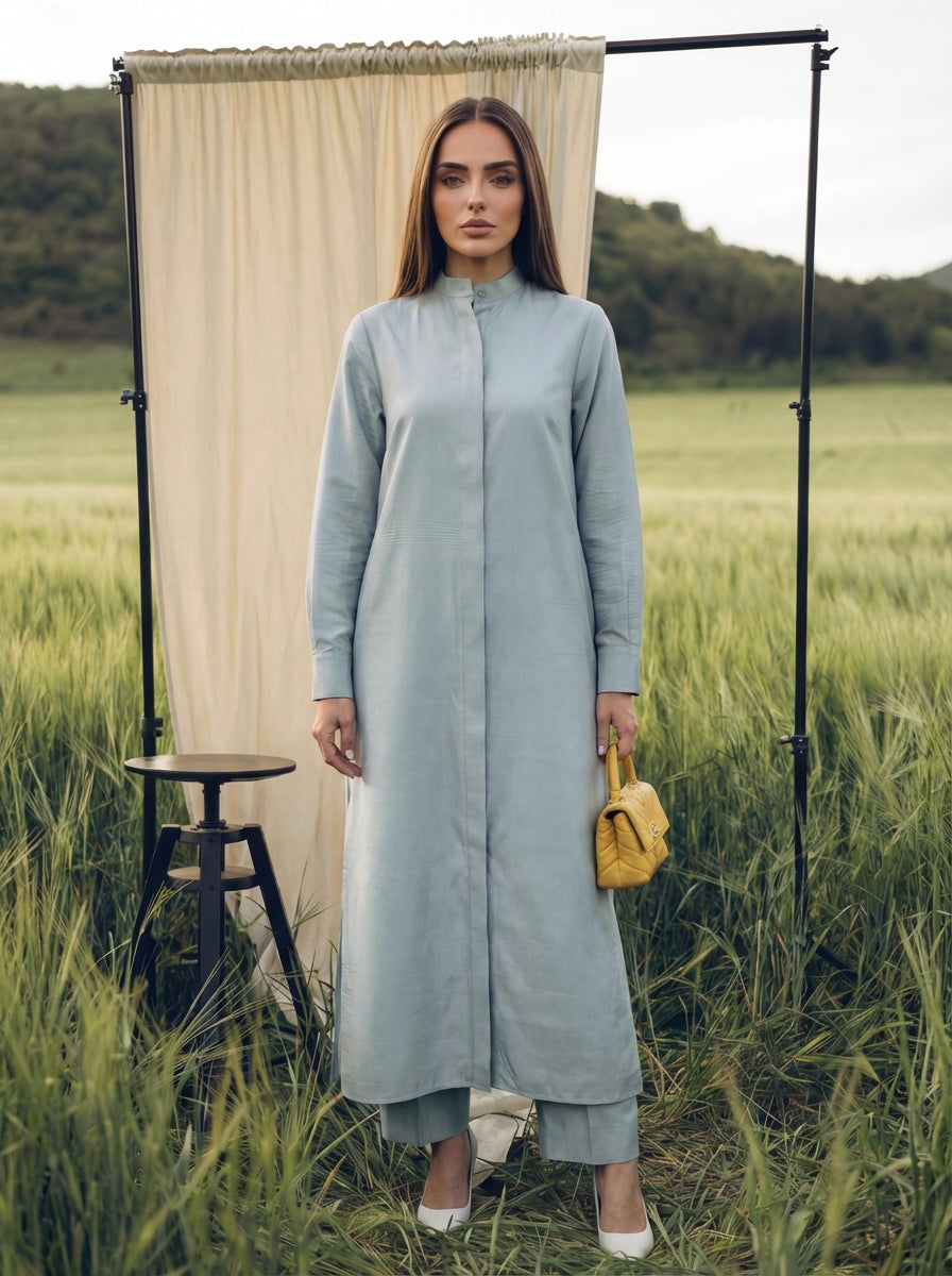 Azure Silk-Blend Set