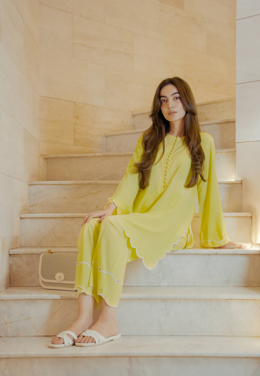 Butter yellow Co-ord