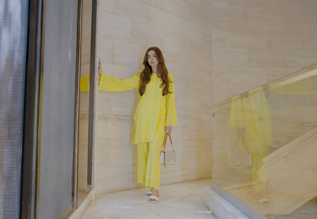 Butter yellow Co-ord