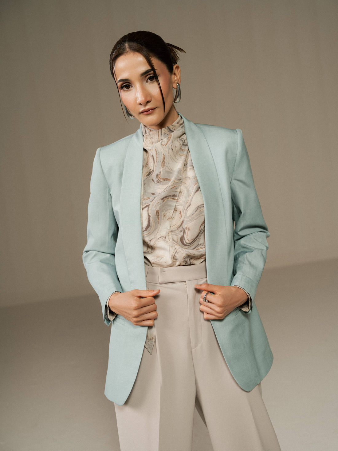 Sky blue blazer