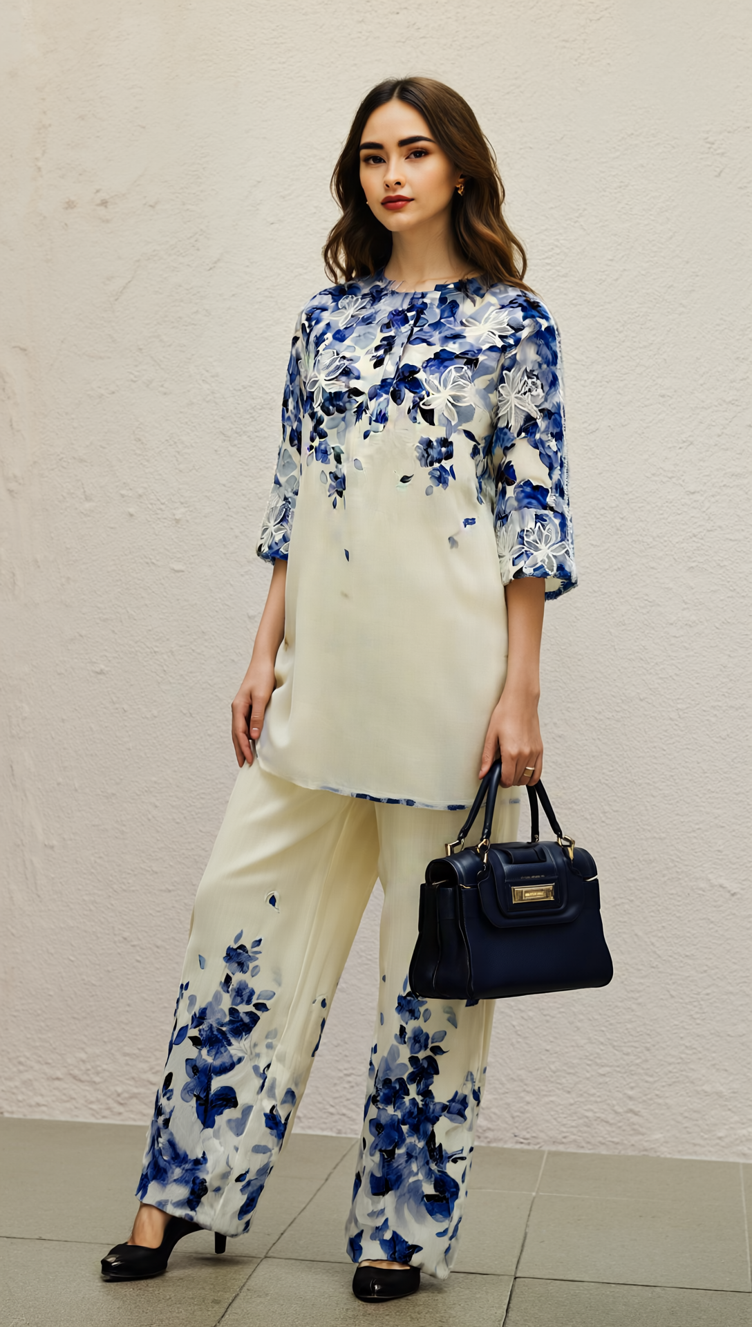 Ivory Bloom Co-Ord Set