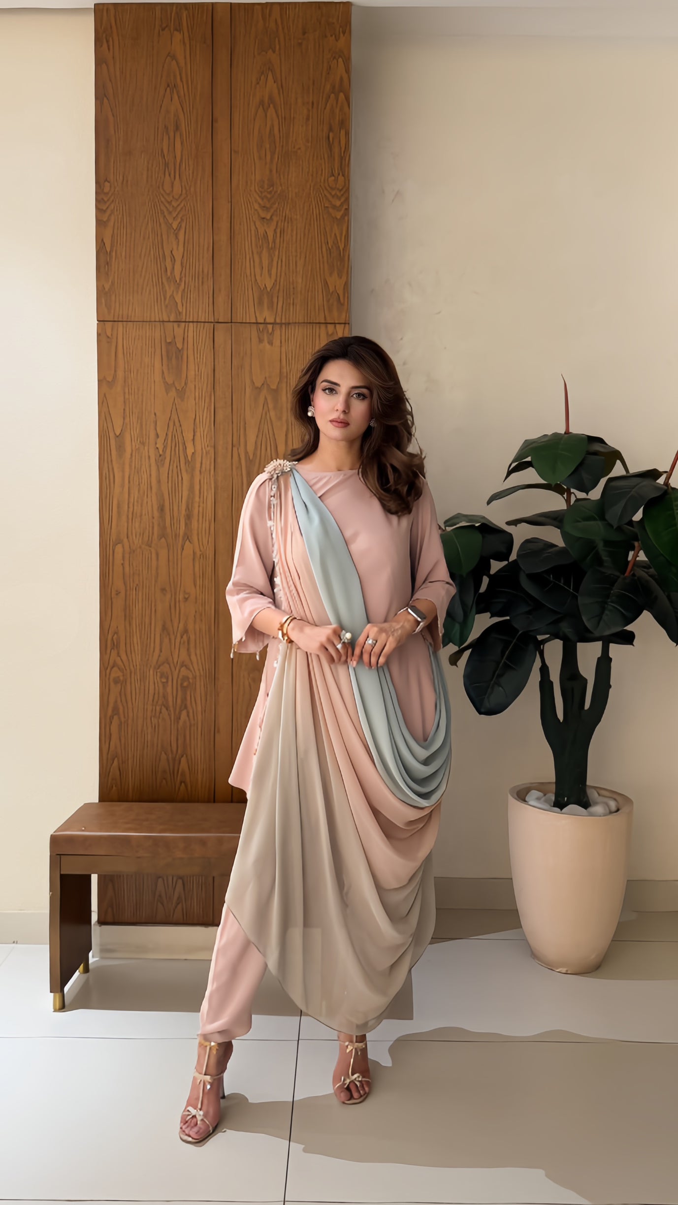 Pastel Aura Drape set