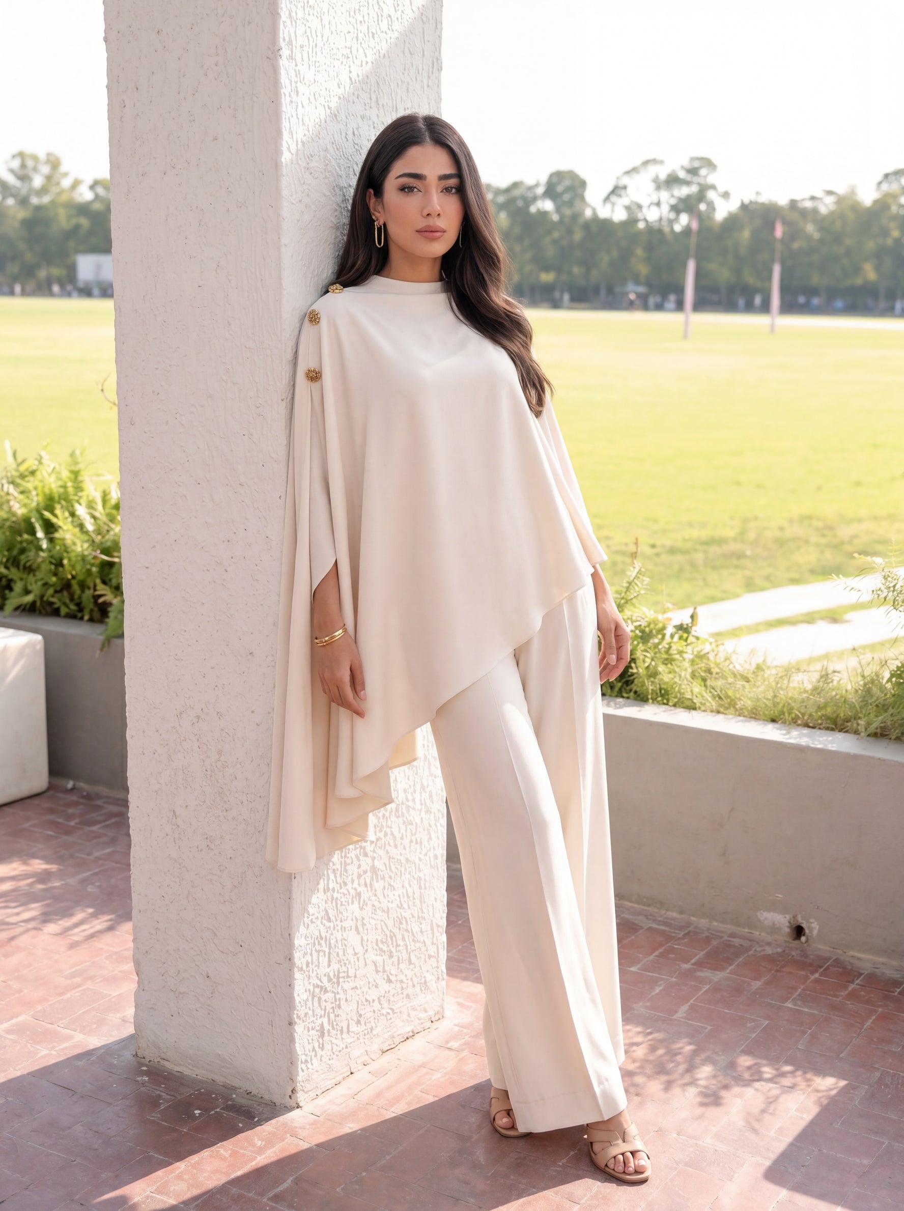 Asymmetric Drape Set