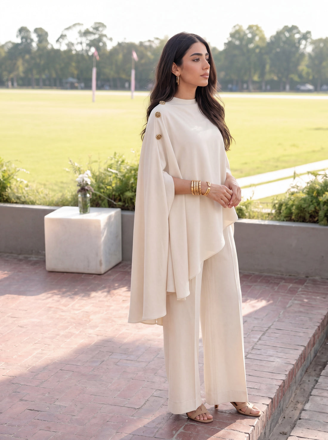 Asymmetric Drape Set