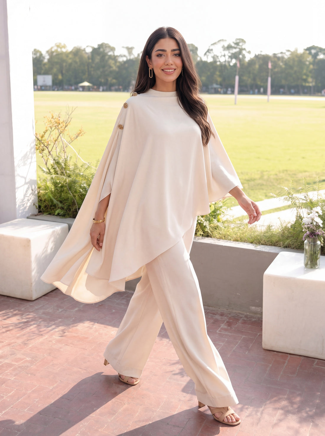 Asymmetric Drape Set