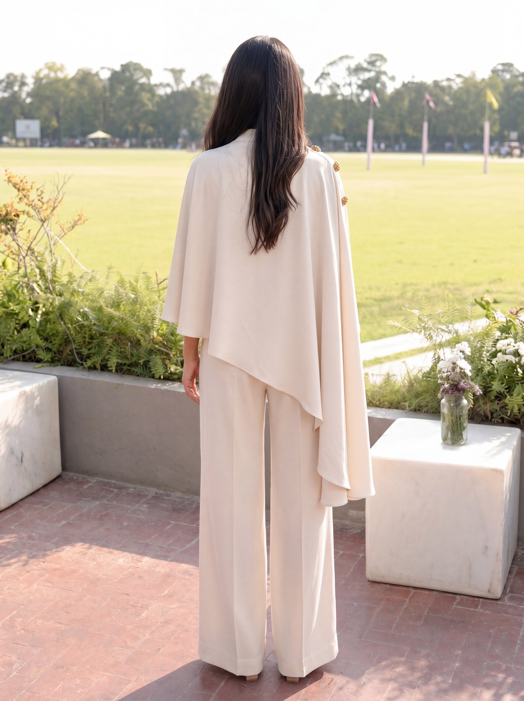 Asymmetric Drape Set