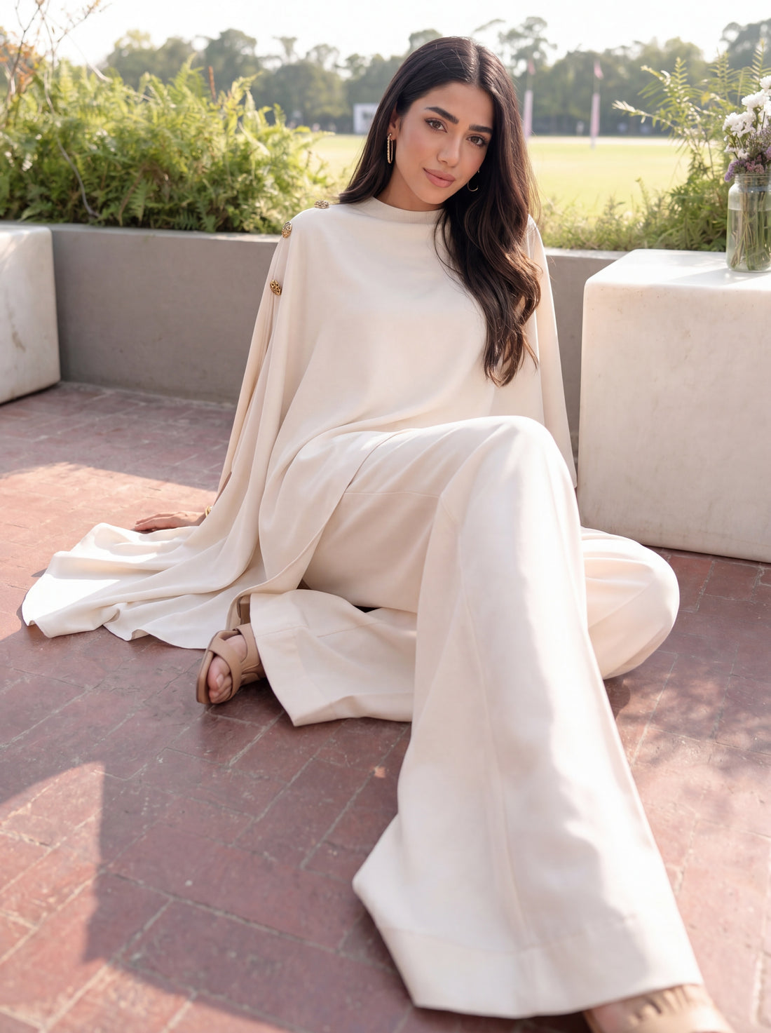 Asymmetric Drape Set