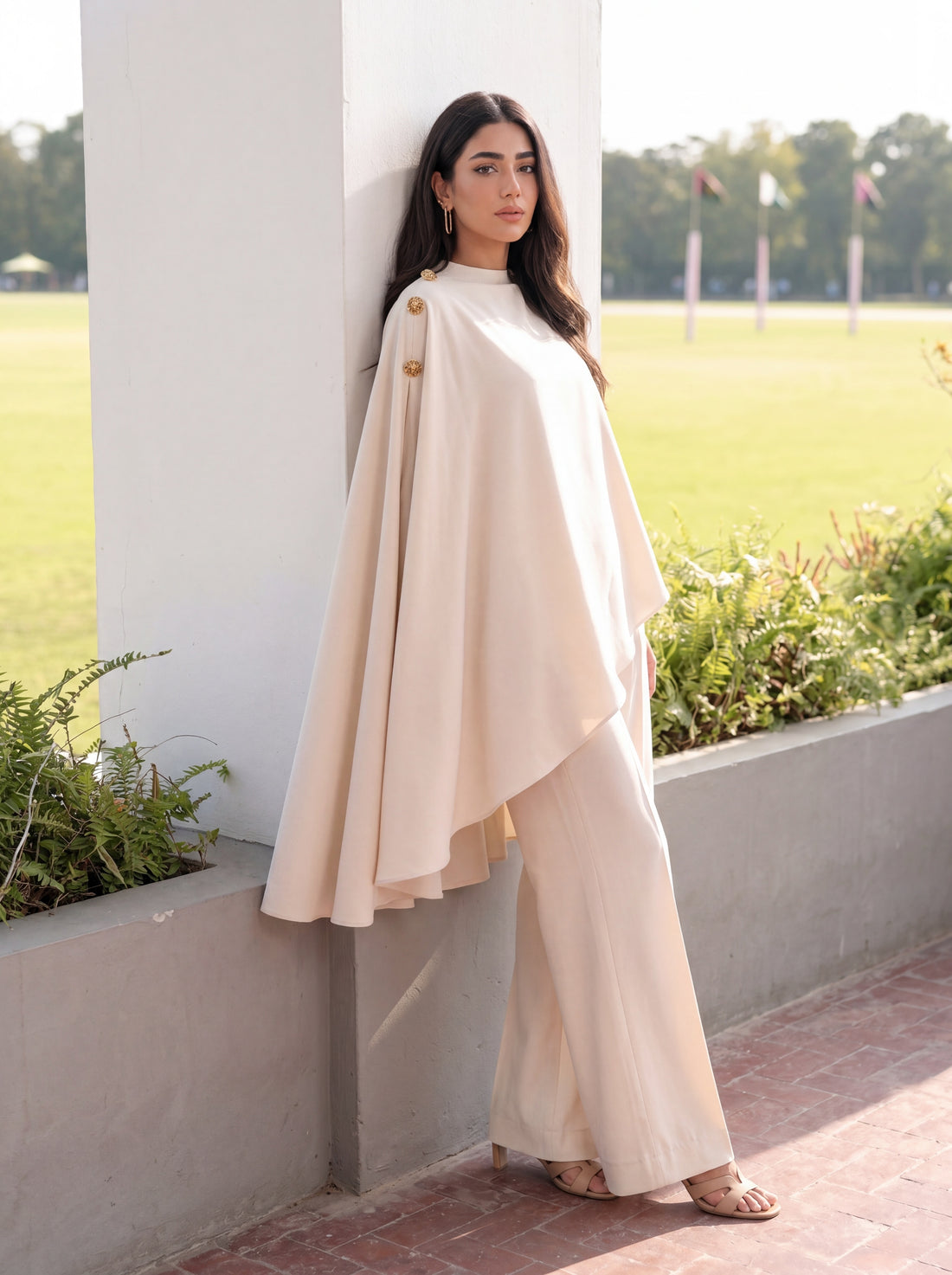 Asymmetric Drape Set