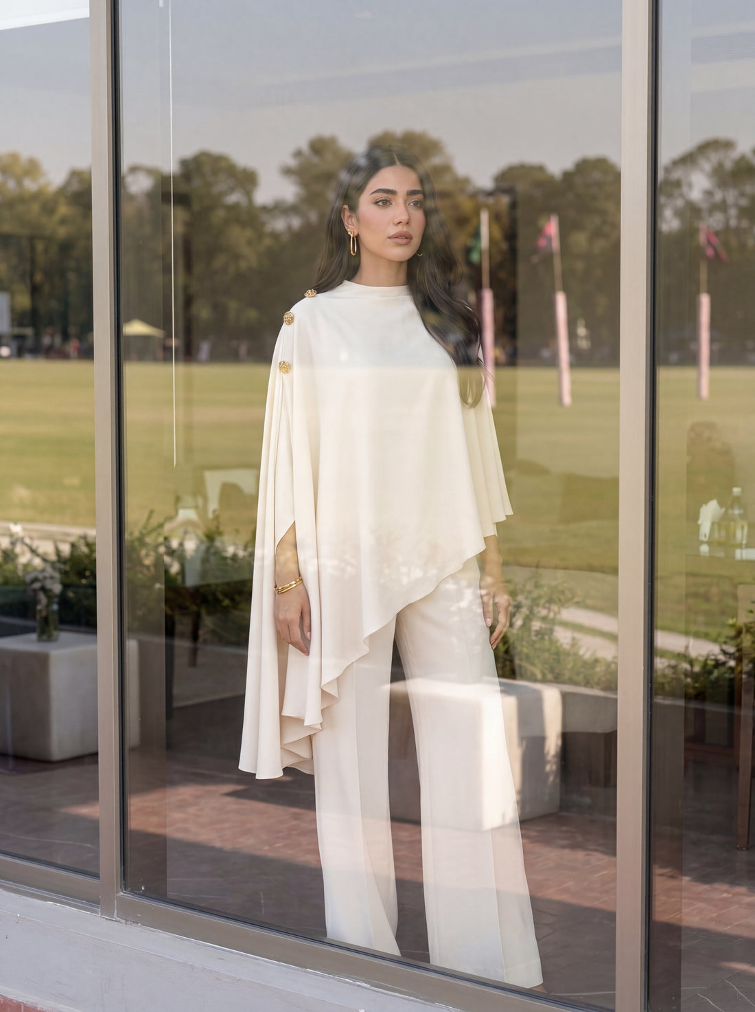 Asymmetric Drape Set
