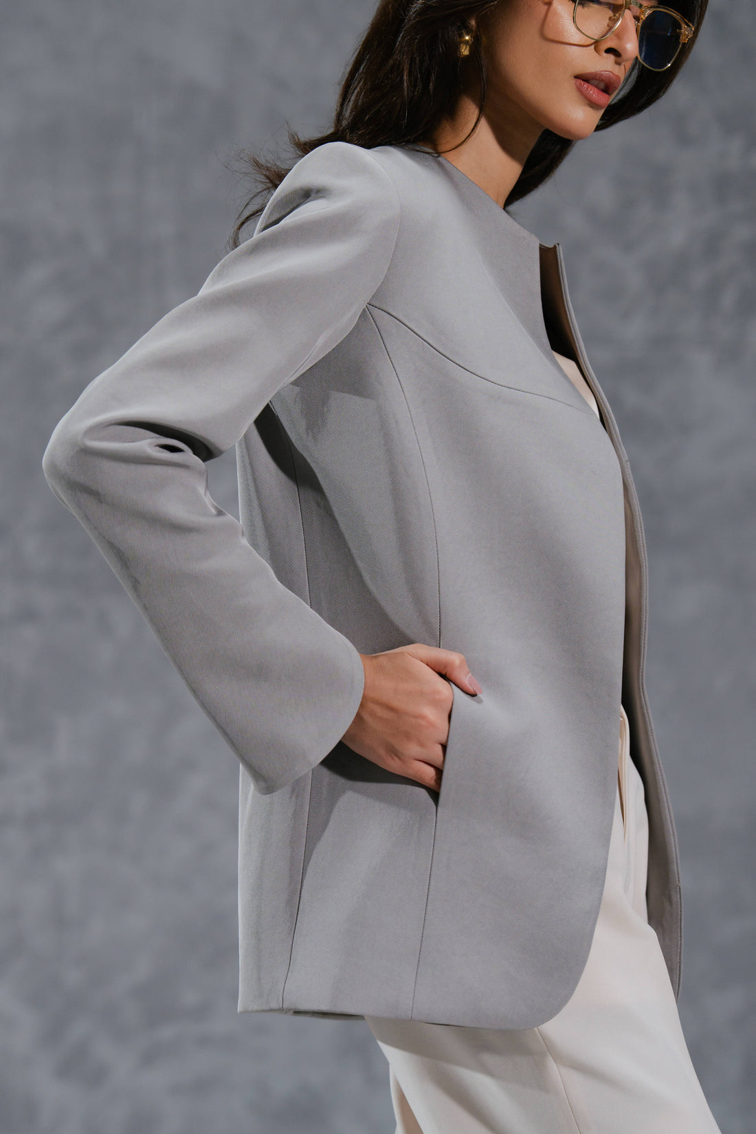 Round Collared Round Collared Jacket