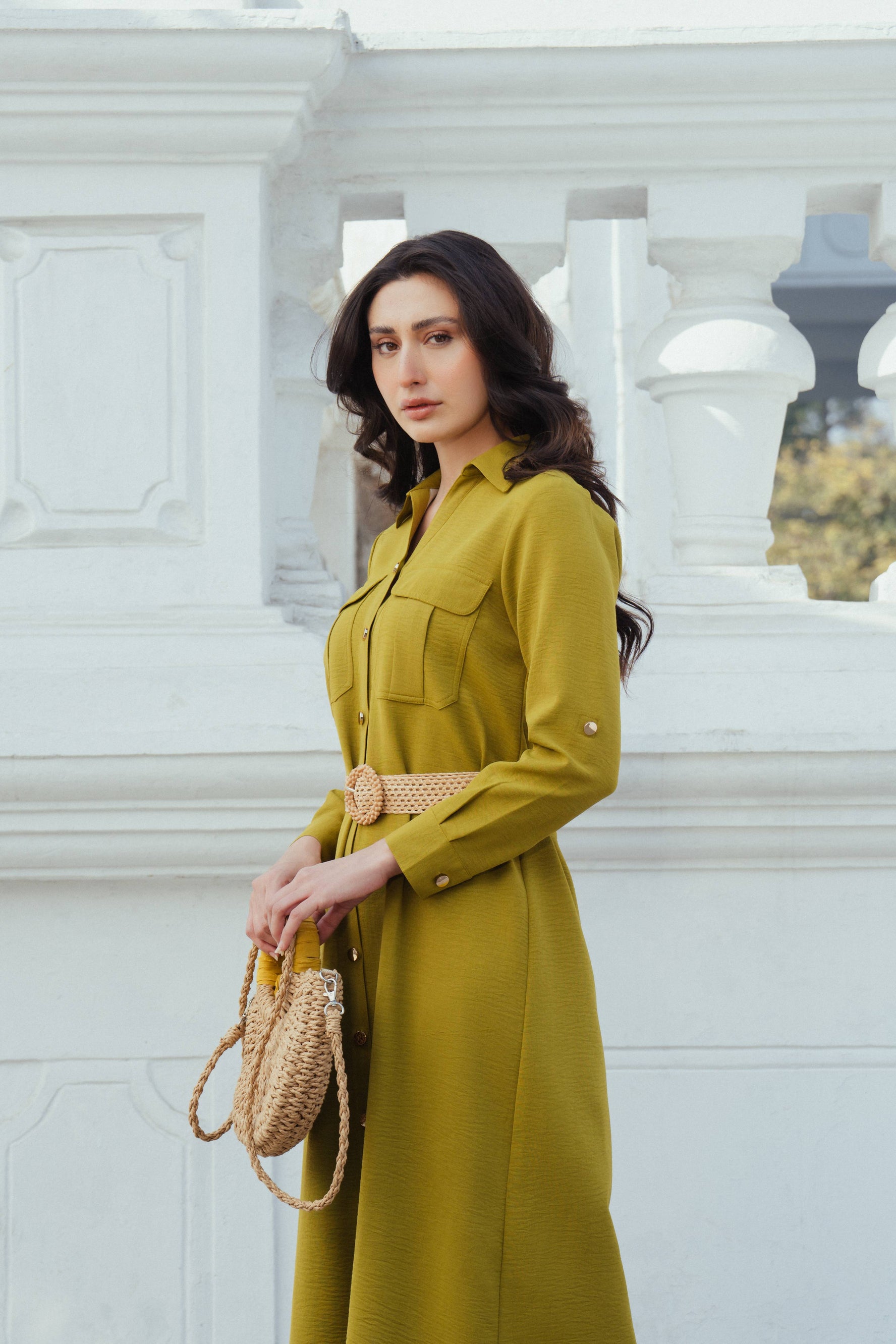 Midi Shirt Dress