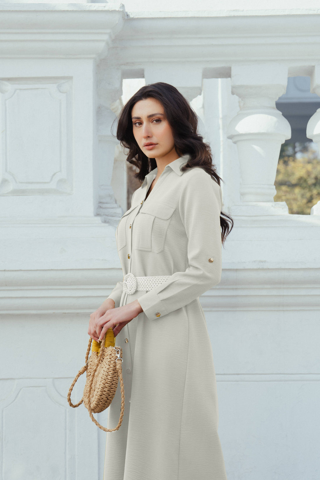 Midi Shirt Dress