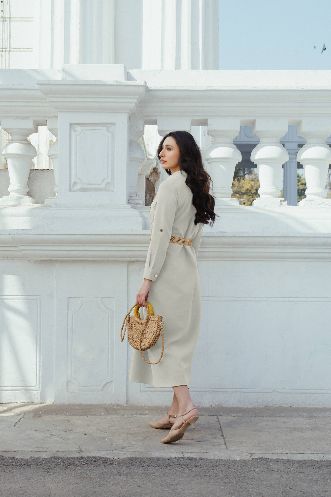 Midi Shirt Dress