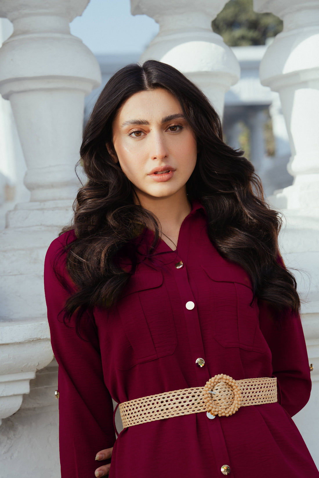 Midi Shirt Dress