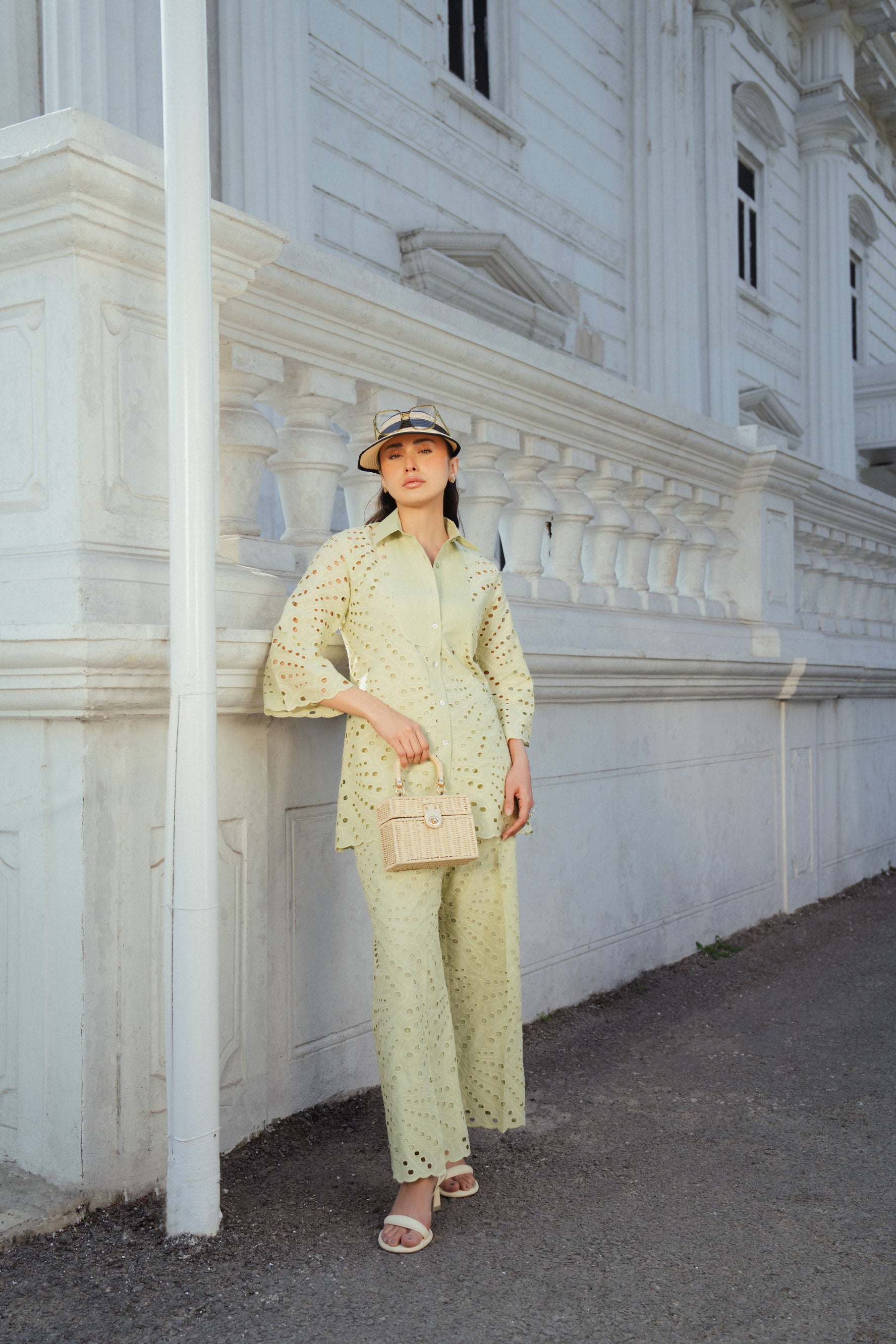 Eyelet Embroidered Co-ord