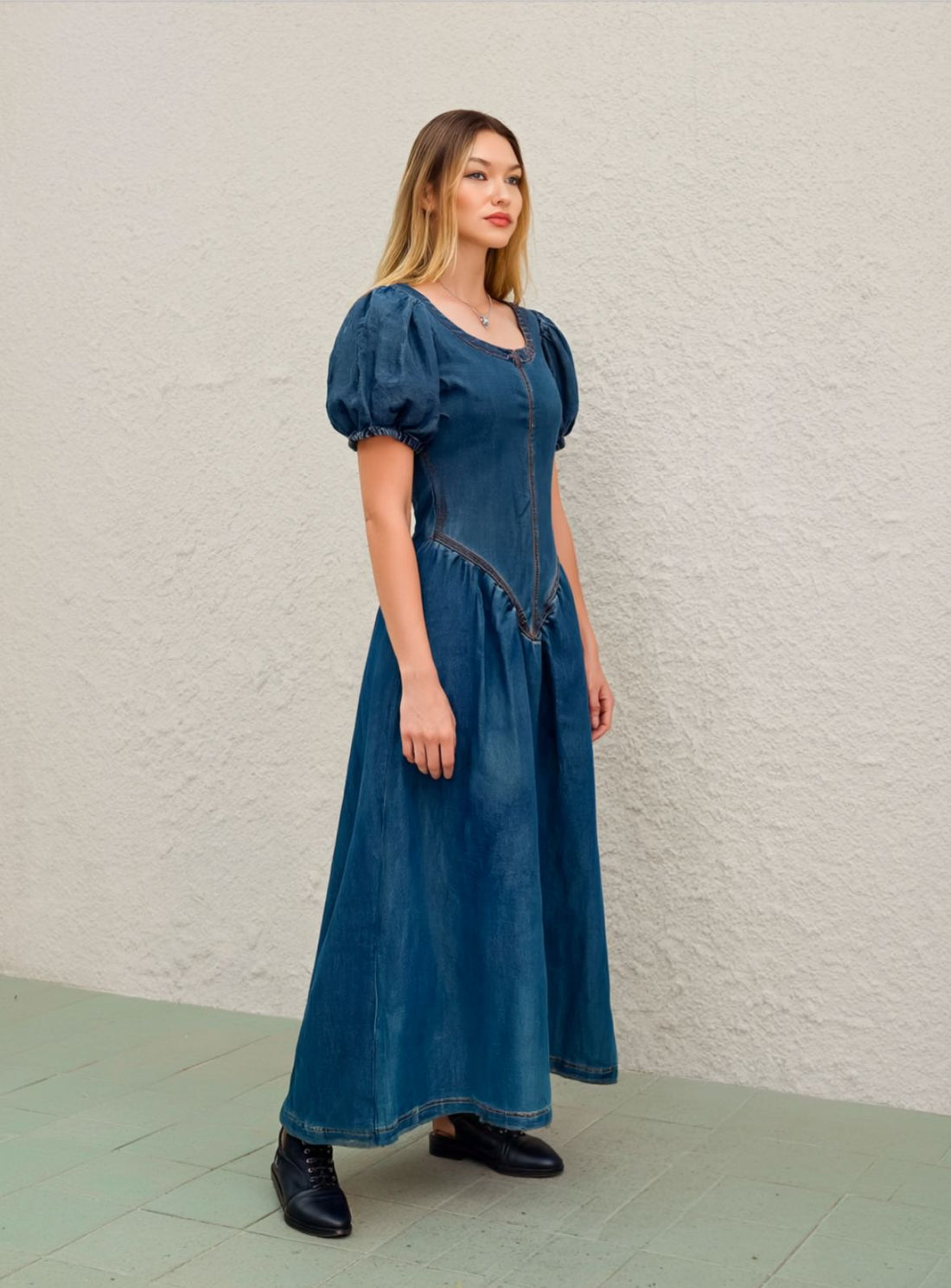 Denim Maxi Dress