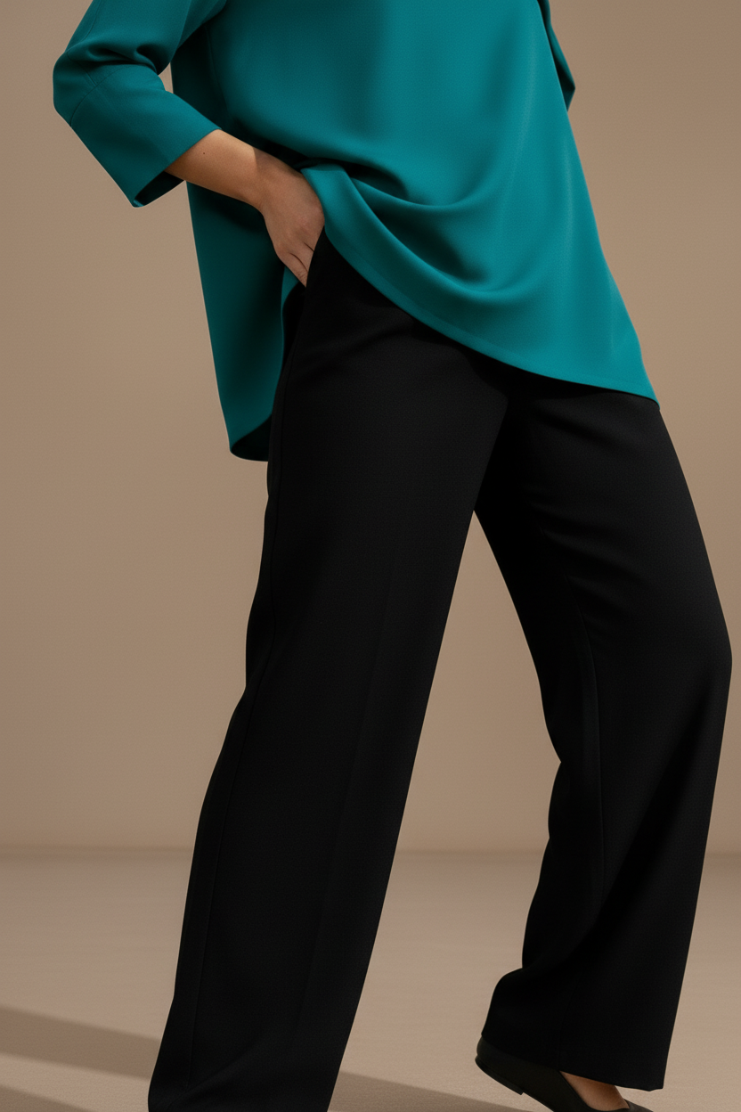 Straight Black Pants
