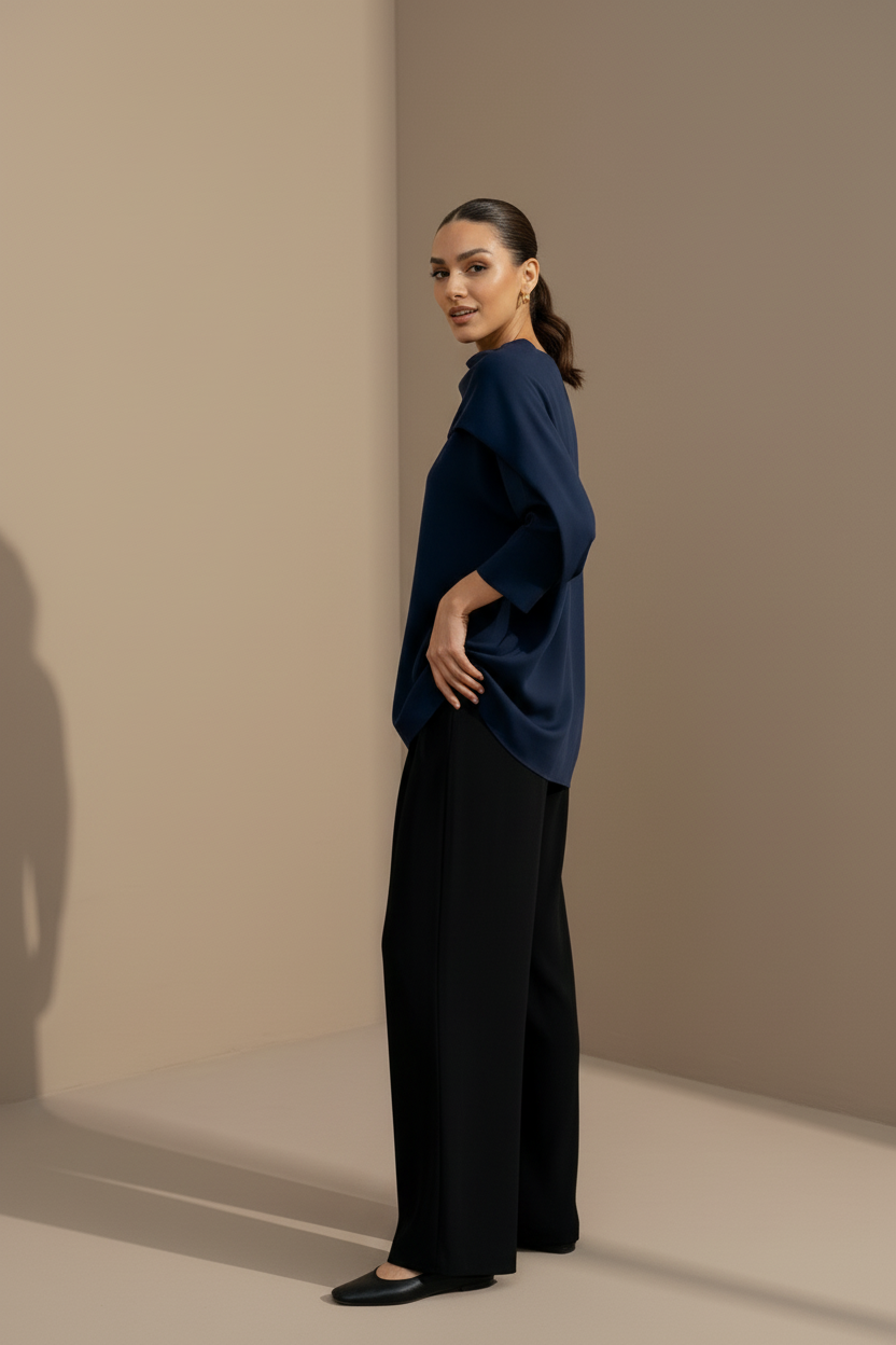 Straight Black Pants